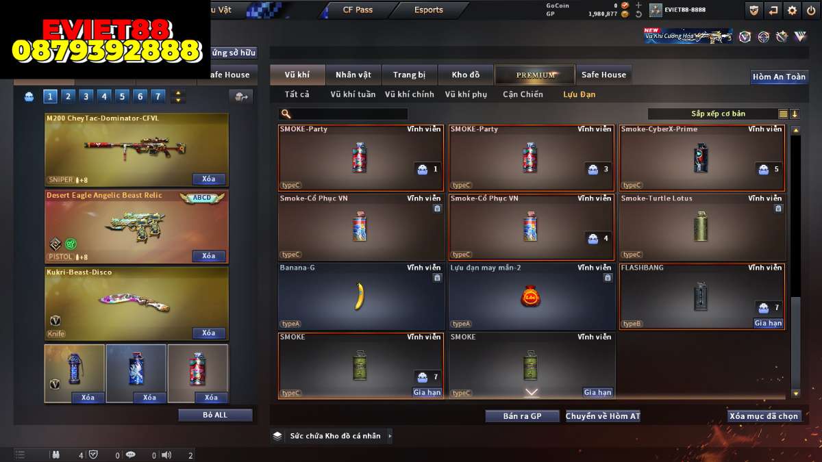 shop acc cf uy tin gia re